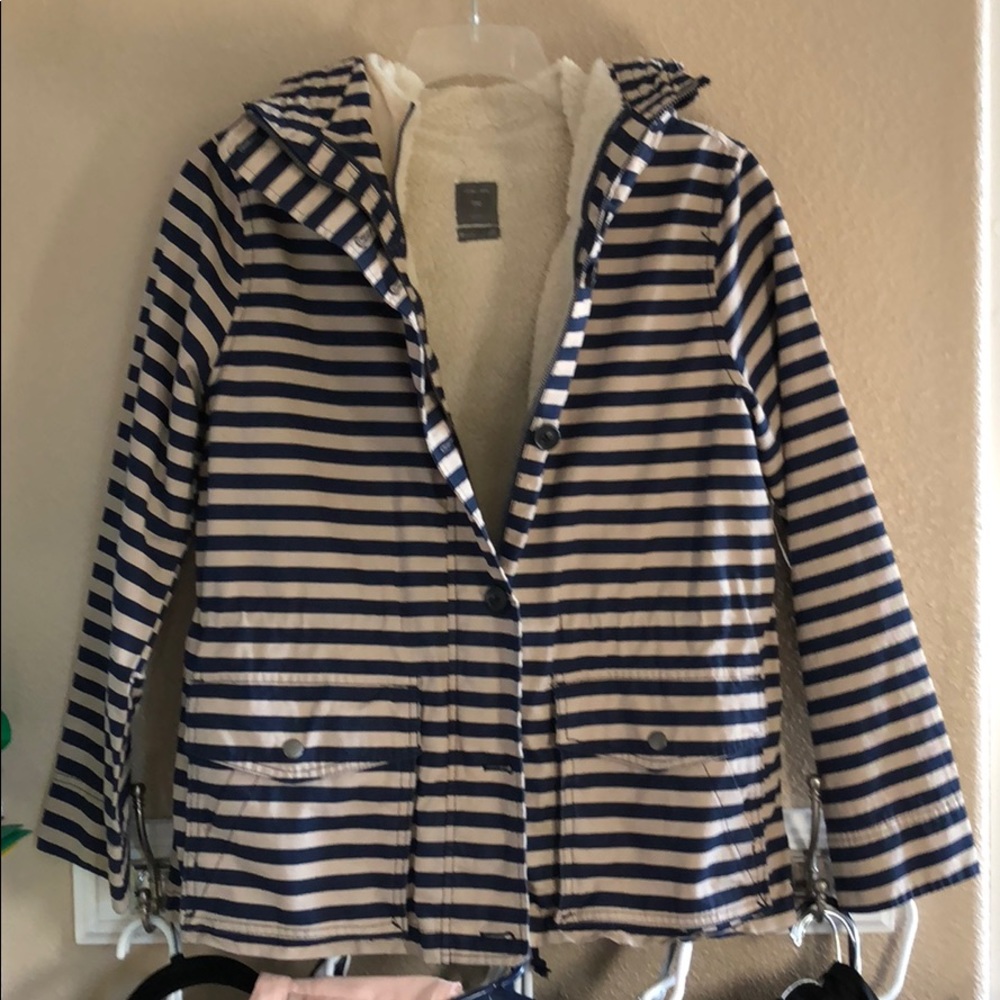 NWT gap stripe lines jacket